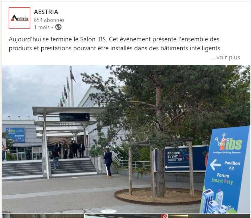 aestria à IBS event